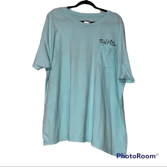 Salt Life Other - Salt Life Live Salty mens size XXL casual short sleeve t-shirt fishing fry drink